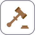 Judge hammer icon