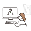 Remote work icon